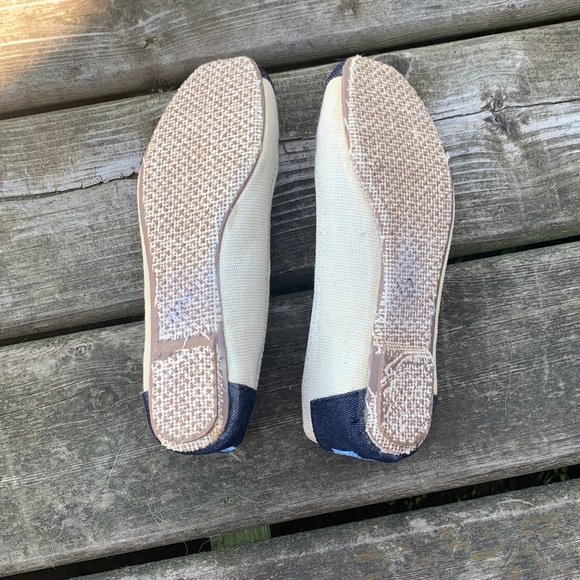 Toms Burlap Alessandra Vegan Classics Ballet Flat Size 7 - Picture 10 of 10